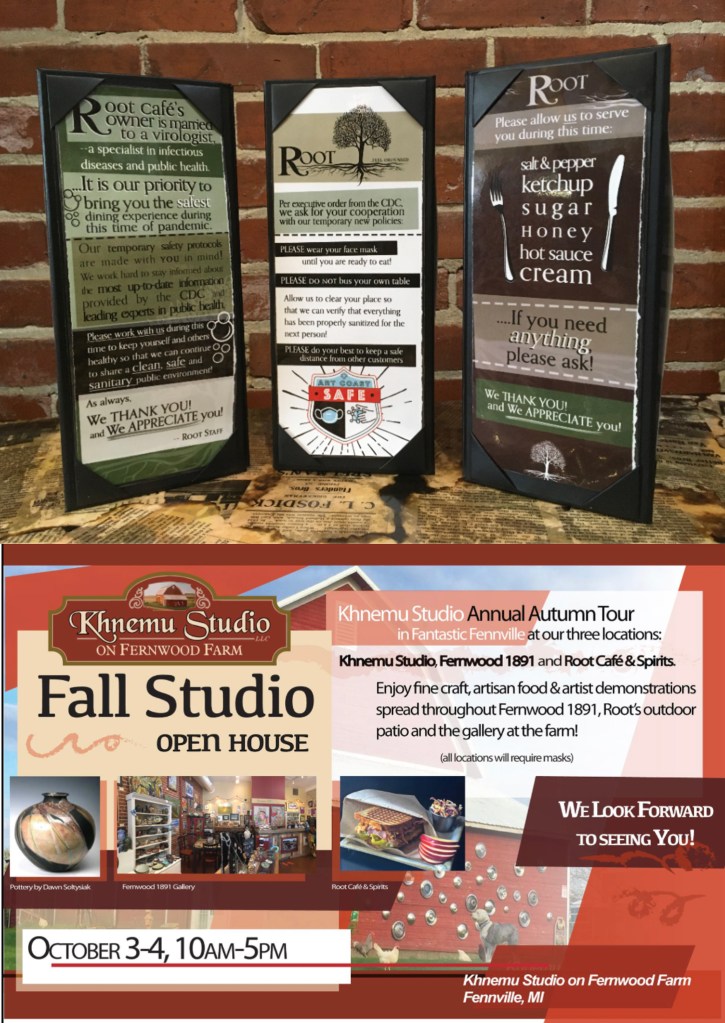 Design & Mailers for Root Cafe, post-pandemic era